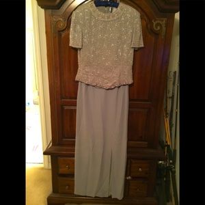 Adrianna Papell formal Mother of the bride two piece dress